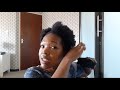 Kwanele afro hair straightening brush tutorial 102.