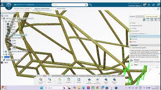 3D EXPERIENCE SIMULIA - Stractural Analysis of Baja Sae Frame using mayerial(AISI 1018) screenshot 5