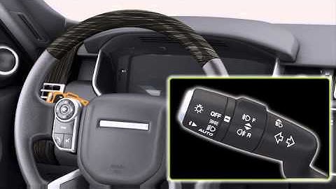 Range Rover Automatic Headlamps & High Beam Assist Tutorial