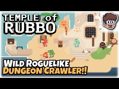 WILD ROGUELIKE DUNGEON CRAWLER! | Let's Try Temple of Rubbo