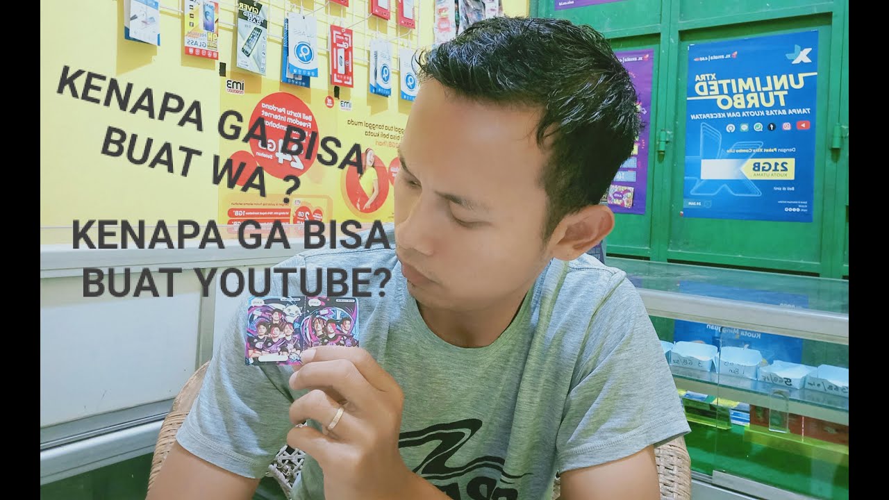 Kartu perdana baru Axis Kenapa  ga bisa  buka  Wa YouTube 