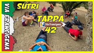 VIA FRANCIGENA TAPPA 42 DA VETRALLA TORRI ORLANDO CAPRANICA SUTRI (LAZIO) 4K-DRONE