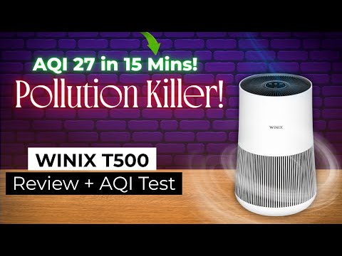 Winix T500 Air Purifier Review (2025): Real Aqi Before & After Test
