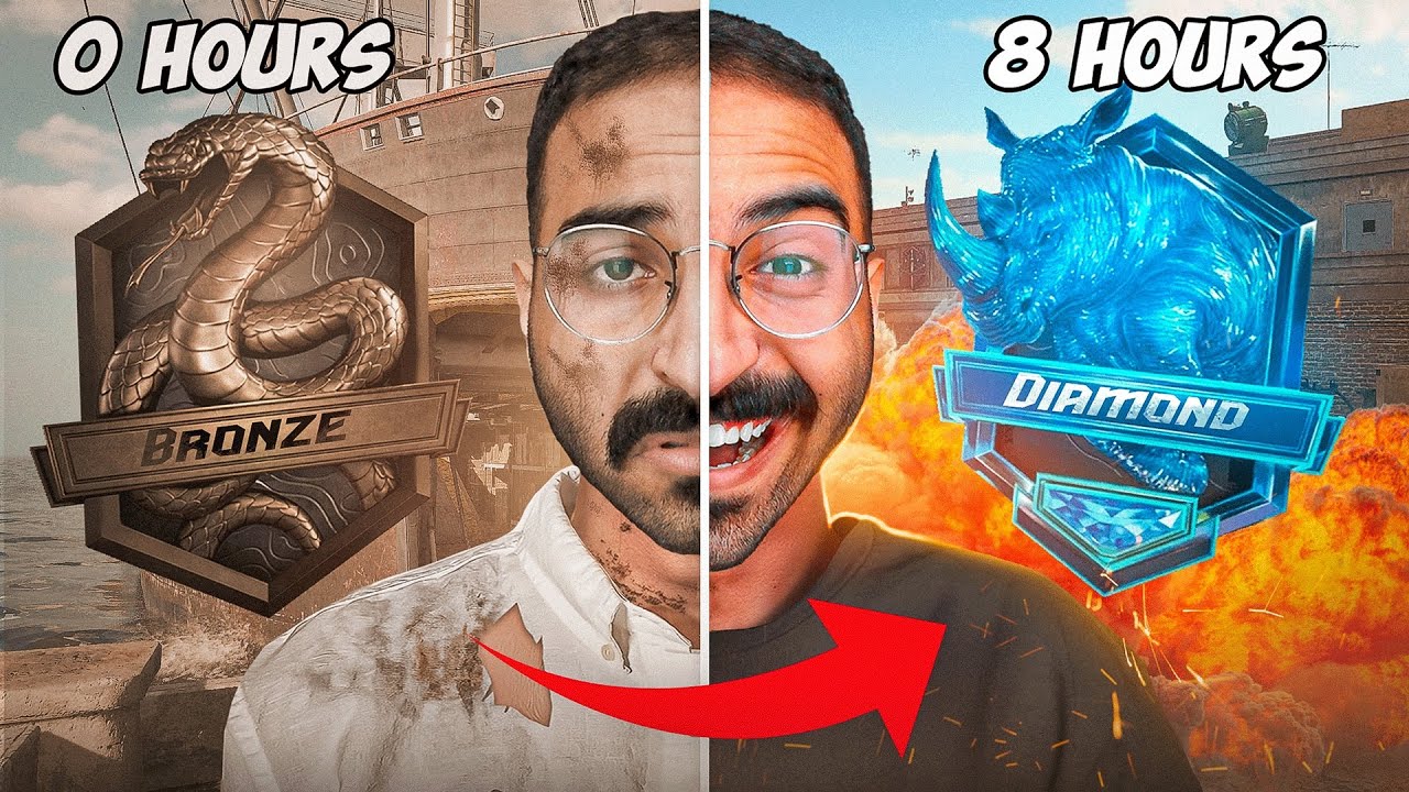 رانك وارزون | من برونز الى دايموند في 8 ساعات 🔥 !!