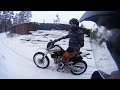 Покатушка на Восходе 3м и Kawasaki KLX 250 .