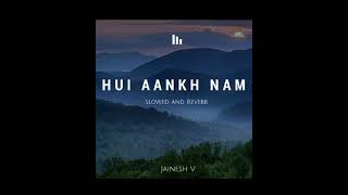 Hui Aankh Nam | Slowed and Reverb | Anuradha Paudwaal | Nadeem-Shravan | Jainesh V
