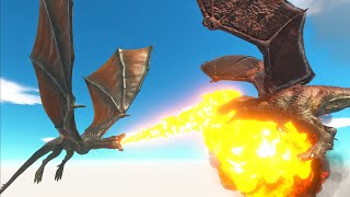 Dragon Fight in The Sky - New Update - Animal Revolt Battle Simulator