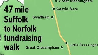 Walking the Peddars Way (I dropped out half way) with Martin &amp; THE STOV for Hope for Harley.
