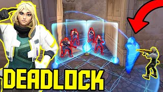 THE POWER OF DEADLOCK - Best Tricks & 200 IQ Outplays - VALORANT