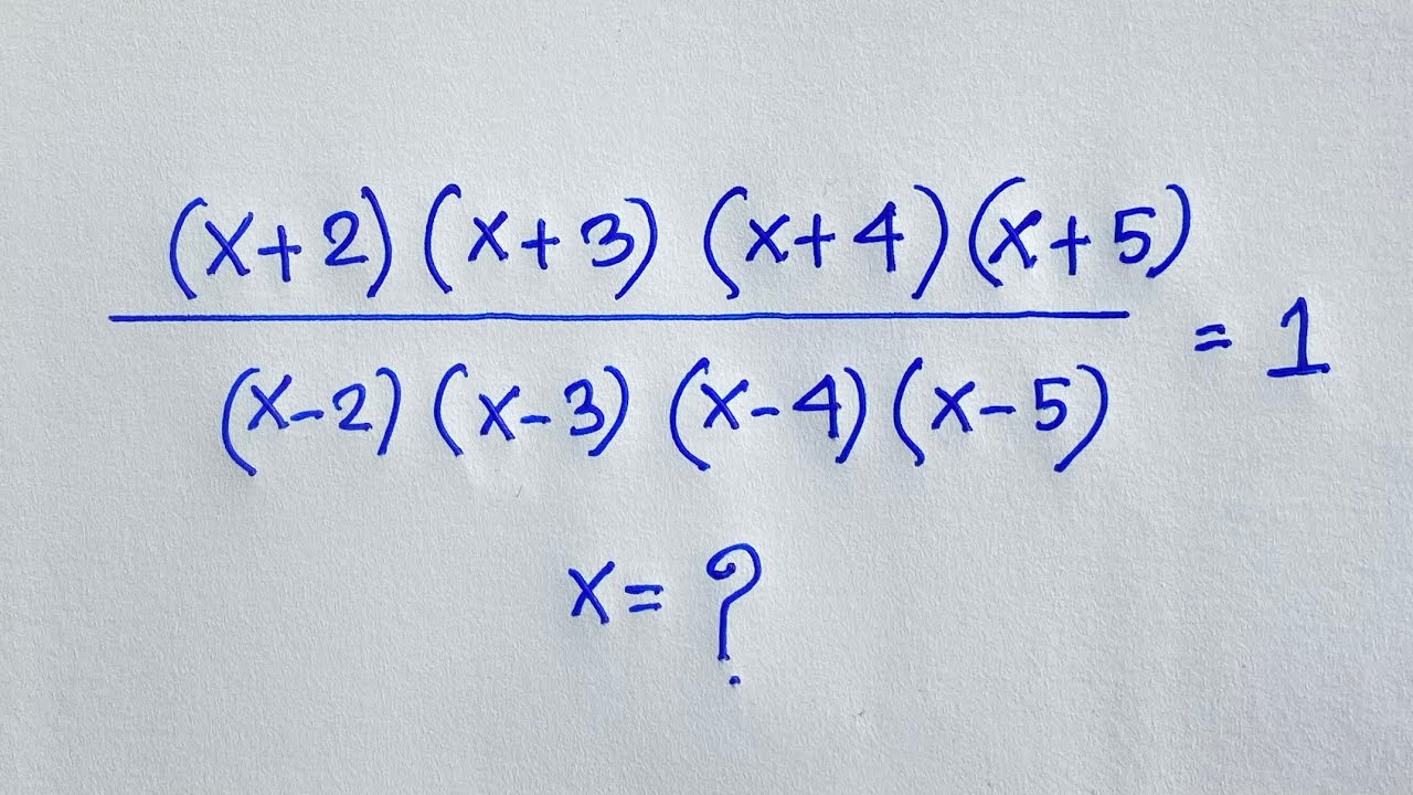 Harvard University admission interviews tricks | A nice olympiad algebra problems :X=?