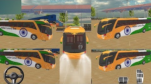 indian luxury bus driving game   ||  bus simulator 3D   ||  android Gameplay  ||  2025