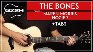 The Bones Guitar Tutorial Marren Morris & Hozier Guitar Lesson |Easy Chords + Fingerpicking|