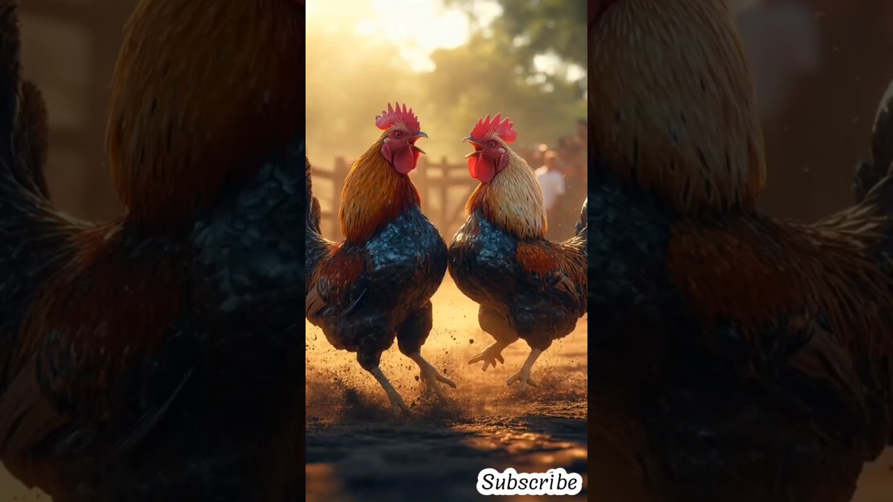 Epic 3D Rooster Fight Animation | Ultra Realistic Village Scene | Animation House