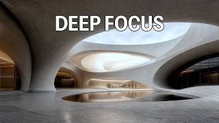 Architectural Ambient Music for Focused Work with Quiet Resonance Library