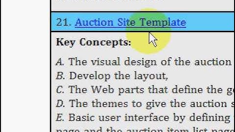 ASP.NET Soup 21 Auction Site Template
