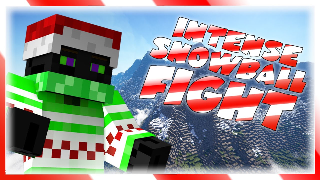 [1] Intense Snowball Fight! | New Mineplex Minigame! w/Zyph