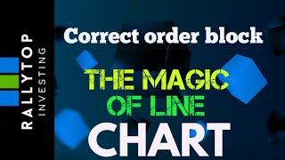 HOW TO USE THE LINE CHART TO FIND THE CORRECT ORDER BLOCKS