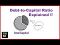 Debt to Capital Ratio | Debt Ratio | FIN-ED