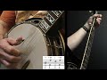 &quot;Salty Dog&quot; -- 5-String Bluegrass Banjo Tutorial