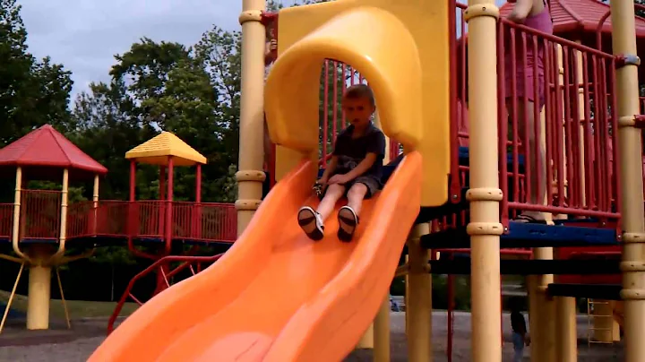 Joshua on slide.