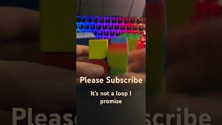 Satisfying Rubik’s cube loop #shorts