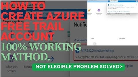 HOW TO CREATE AZURE FREE 200$ ACCOUNT 100% WORKING MATHOD #AZURE