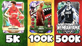 RANKING THE BEST PLAYER AT EACH PRICE IN NBA 2K25 MyTEAM!