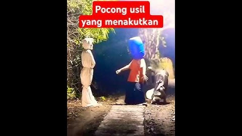 Pocong seram nge Prank bocil akhirnya  …. #shorts