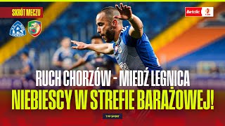 Skrót Ruch Chorzów - Miedź Legnica. Niebiescy Już W Strefie Barażowej Betclic 1 Liga - 16. Kolejka