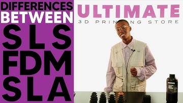 The Difference Between FDM, SLS, and SLA Printers