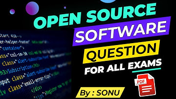 Open Source Software Important Questions | Free and OSS MCQ Question bank with Answers PDF for exams