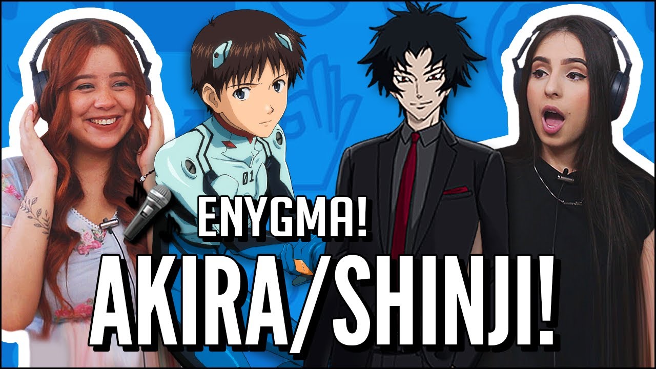 JOVENS REAGEM A ENYGMA - RAP DO AKIRA FUDOU (Devilman Crybaby) e RAP DO SHINJI IKARI (Evangelion)