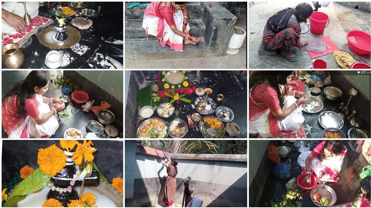 শিবরাত্রিতে বাড়িতে শিব ঠাকুর প্রতিষ্ঠা করলাম  একা হাতে পূজার সবকিছু গুছিয়ে শিবরাত্রি ব্রত করলাম 