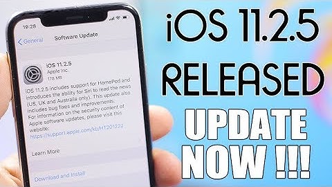 iOS 11.2.5 Released - You Need To UPDATE NOW !