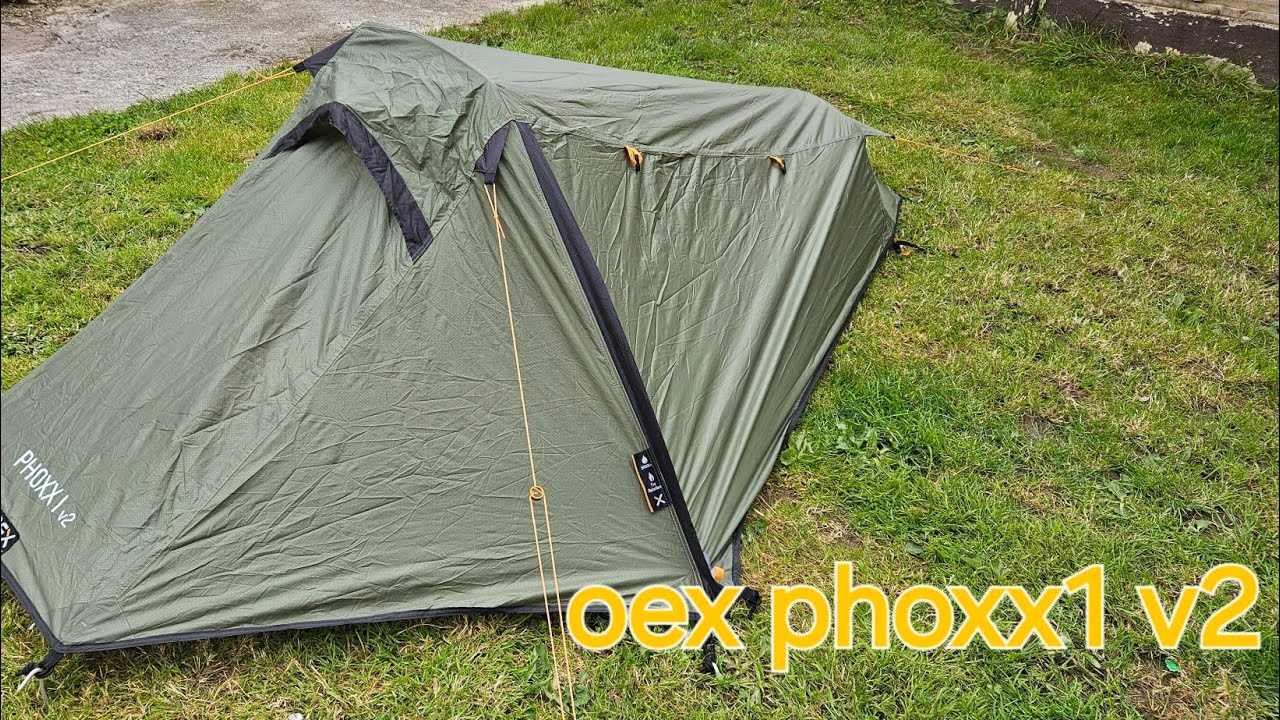 軽量1人用テント　OEX Phoxx 1v2 OEX Phoxx 1 V2 | RACETRACK CAMPING - YouTube
