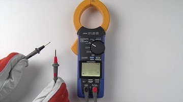 How to Use the Hioki CM4370 Series Clamp Meters - Continuity Check Function