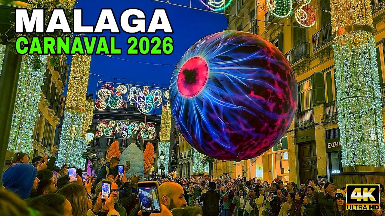 You’ll Never Believe This Happens in Málaga! 🎭 INSANE Carnaval 2026