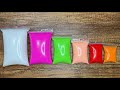Satisfying ASMR Super Clay Unboxing: Squishing & Making Round Shapes | 6 Vibrant Colors