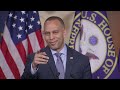 WATCH: House Democratic leader Jeffries holds weekly news briefing