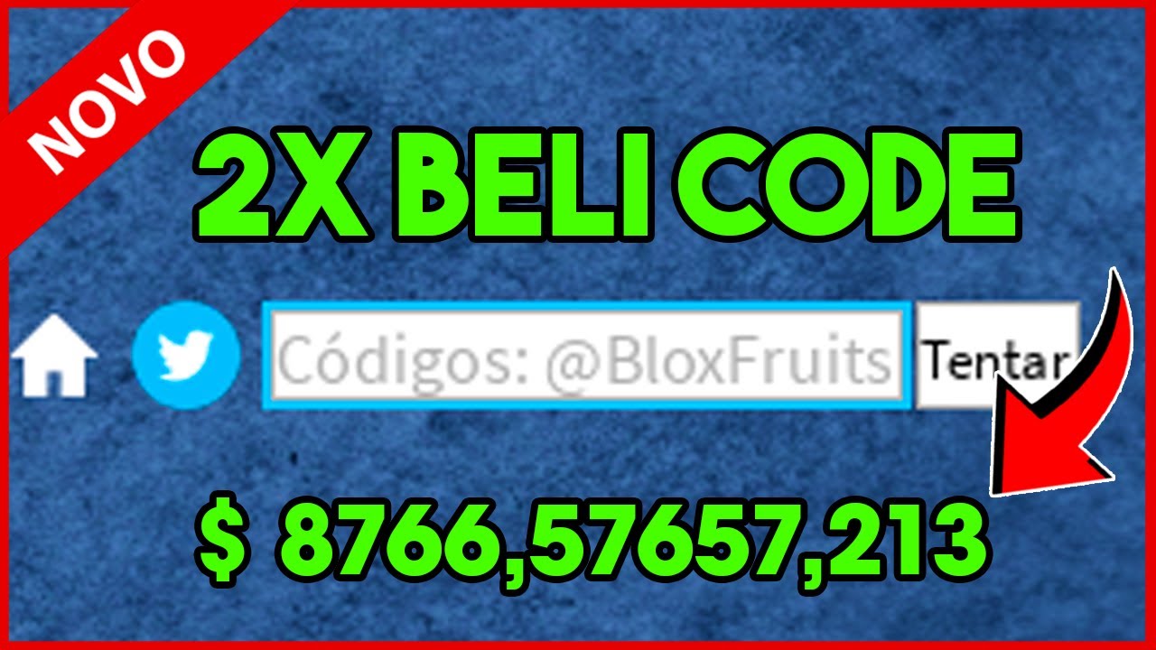 Novos Códigos para Ganhar Muito Dinheiro no Blox Fruits! (blox fruit code)  ROBLOX 