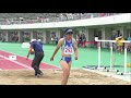 20180528 福井県高校総体女子三段跳