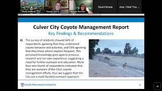 Coyote Study and Management Plan Overview, June 23, 2023