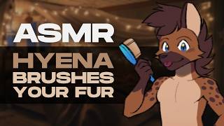 [Furry ASMR] Hyena Roommate Brushes Your Fur 💤 | Soft & Cozy Sounds