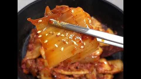 ♥엄마표요리_초간단 김치볶음