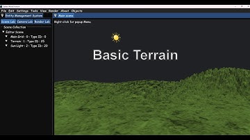 Spidex 3d Editor [14] Basic Terrain Learning C++ & OpenGL