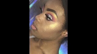 How to Cut Crease w/ Silver Glitter: Client Edition