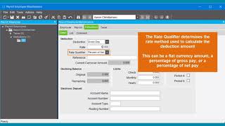 Entering Deductions for a Payroll Employee | Epicor ERP
