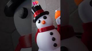 3D Printed Valentines Day Snowmen #shorts