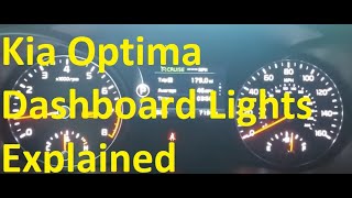 2015-2018 Kia Optima Dashboard Lights Meaning (Warning Lights and more)