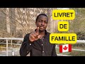 Ref:mkotZsIluXw Livret de famille pour l'immigration canadienne-ce qu il faut savoir